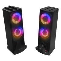 MIKADO MD-S102 2.0 3Wx2CH RGB Ledli Siyah USB Soundbar Speaker Hoparlör